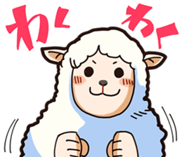 A sheep Man sticker #10202399