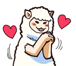 A sheep Man sticker #10202400