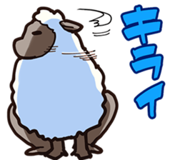 A sheep Man sticker #10202401