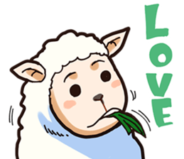 A sheep Man sticker #10202407