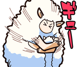 A sheep Man sticker #10202417