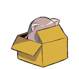 cat girl love story sticker #10202524