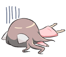 cat girl love story sticker #10202531