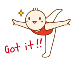 Mr.Gymnast-2(English) sticker #10202595
