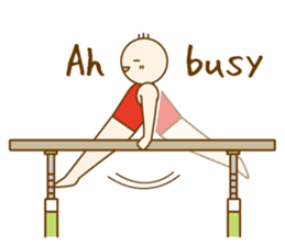Mr.Gymnast-2(English) sticker #10202618