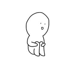Shirota,white boy's daily sticker #10202843