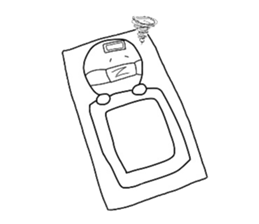 Shirota,white boy's daily sticker #10202845