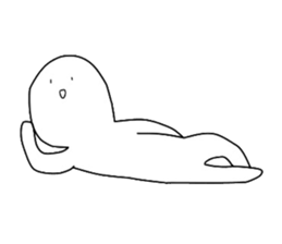 Shirota,white boy's daily sticker #10202852
