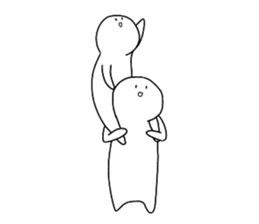 Shirota,white boy's daily sticker #10202871