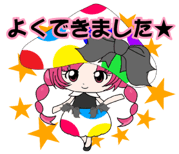Glitter Cute Girls 2 -Mushroom- sticker #10203076