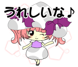 Glitter Cute Girls 2 -Mushroom- sticker #10203090