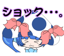 Glitter Cute Girls 2 -Mushroom- sticker #10203109