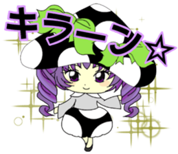 Glitter Cute Girls 2 -Mushroom- sticker #10203110
