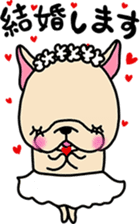 Frebull-chan Wedding Sticker sticker #10203635