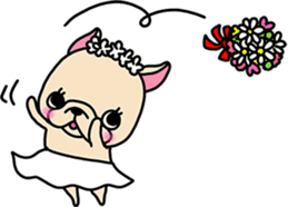 Frebull-chan Wedding Sticker sticker #10203658