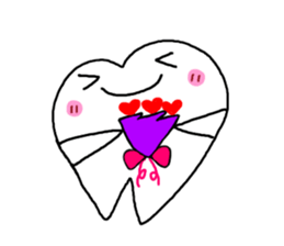 Stone brother and sister tooth decay sticker #10203849