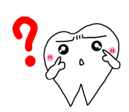 Stone brother and sister tooth decay sticker #10203862