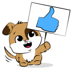 Cute Doggie Loly sticker #10203894