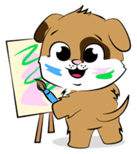 Cute Doggie Loly sticker #10203903