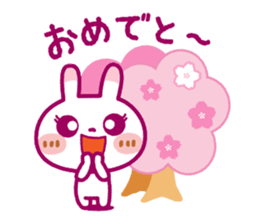 Spotted rabbit(Gentle words)Spring Ver. sticker #10204907