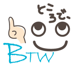 Alphabetical Conversation 1 (In a word) sticker #10205353