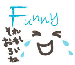 Alphabetical Conversation 1 (In a word) sticker #10205362