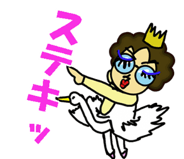 Japanese lady"Obasan" use Stickers. sticker #10205618