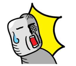 dead face stone (English.ver) sticker #10205848