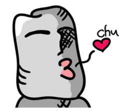 dead face stone (English.ver) sticker #10205865