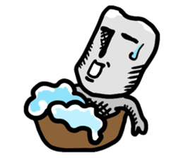 dead face stone (English.ver) sticker #10205871