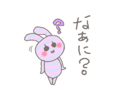 ditsy rabbit sticker #10205874