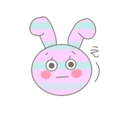 ditsy rabbit sticker #10205876