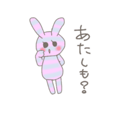 ditsy rabbit sticker #10205884