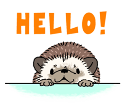 "TAWASHI" the hedgehog & family(Engrish) sticker #10206157