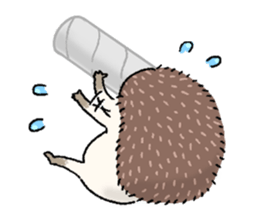 "TAWASHI" the hedgehog & family(Engrish) sticker #10206159