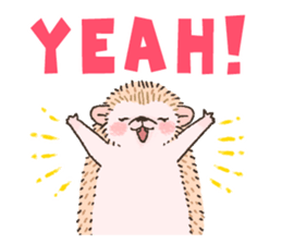 "TAWASHI" the hedgehog & family(Engrish) sticker #10206160