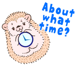 "TAWASHI" the hedgehog & family(Engrish) sticker #10206161