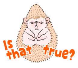 "TAWASHI" the hedgehog & family(Engrish) sticker #10206162