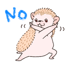 "TAWASHI" the hedgehog & family(Engrish) sticker #10206169