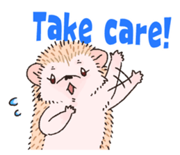"TAWASHI" the hedgehog & family(Engrish) sticker #10206172