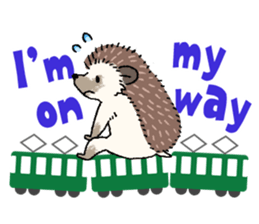 "TAWASHI" the hedgehog & family(Engrish) sticker #10206176