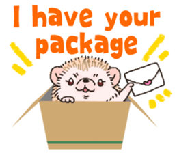 "TAWASHI" the hedgehog & family(Engrish) sticker #10206184