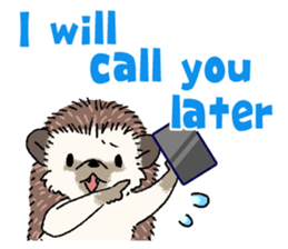 "TAWASHI" the hedgehog & family(Engrish) sticker #10206187