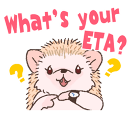 "TAWASHI" the hedgehog & family(Engrish) sticker #10206188