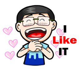 Noom Glasses Boy Part 2 sticker #10206355