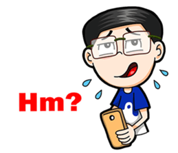 Noom Glasses Boy Part 2 sticker #10206360