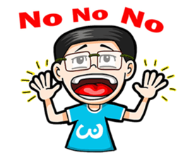 Noom Glasses Boy Part 2 sticker #10206361