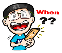 Noom Glasses Boy Part 2 sticker #10206362