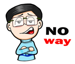 Noom Glasses Boy Part 2 sticker #10206363