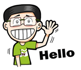 Noom Glasses Boy Part 2 sticker #10206368